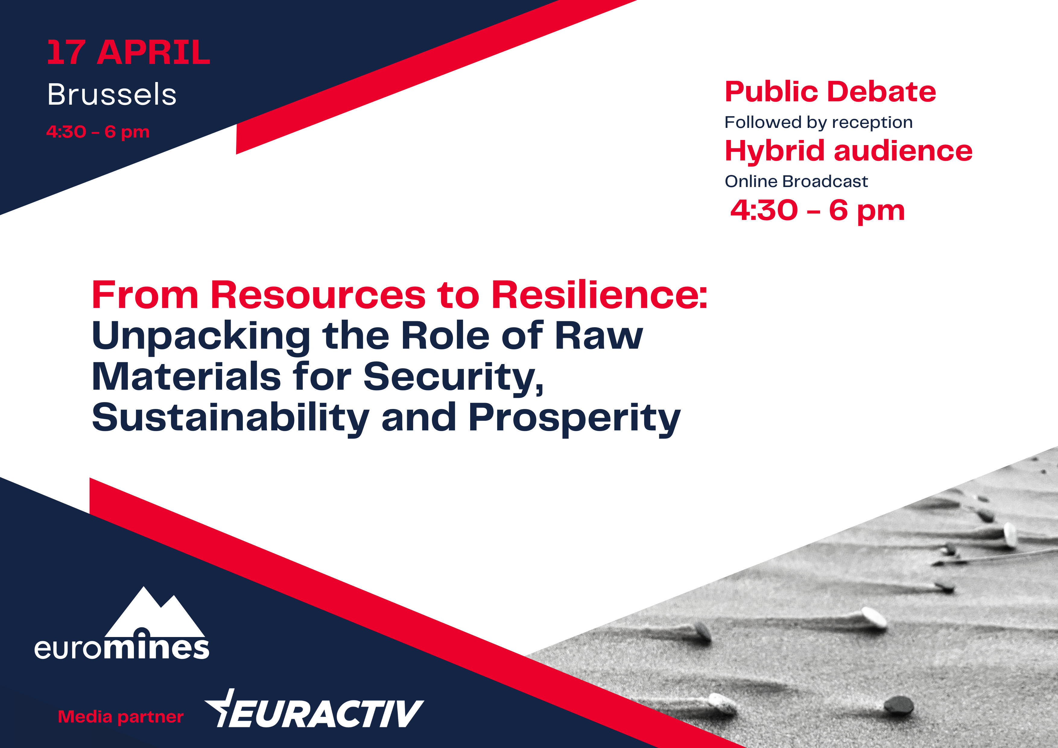 Media Partnership: From Resources to Resilience: Unpacking the Role of Raw Materials for Security, Sustainability and Prosperity