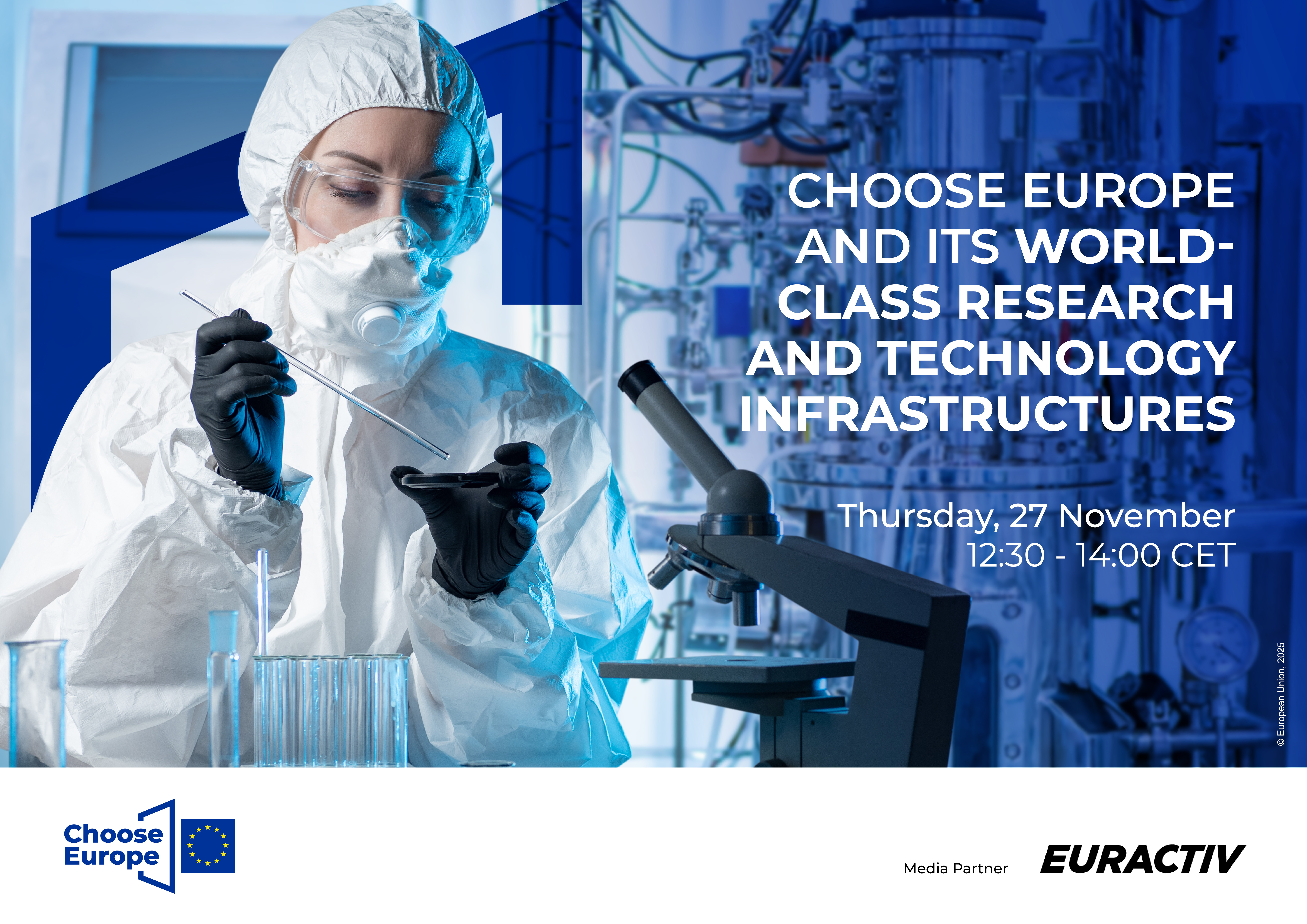 Media Partnership: Choose Europe and its world-class research and technology infrastructures