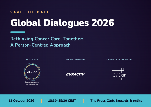 Media Partnership - Global Dialogues 2026. Rethinking Cancer Care, Together: A Person-Centred Approach