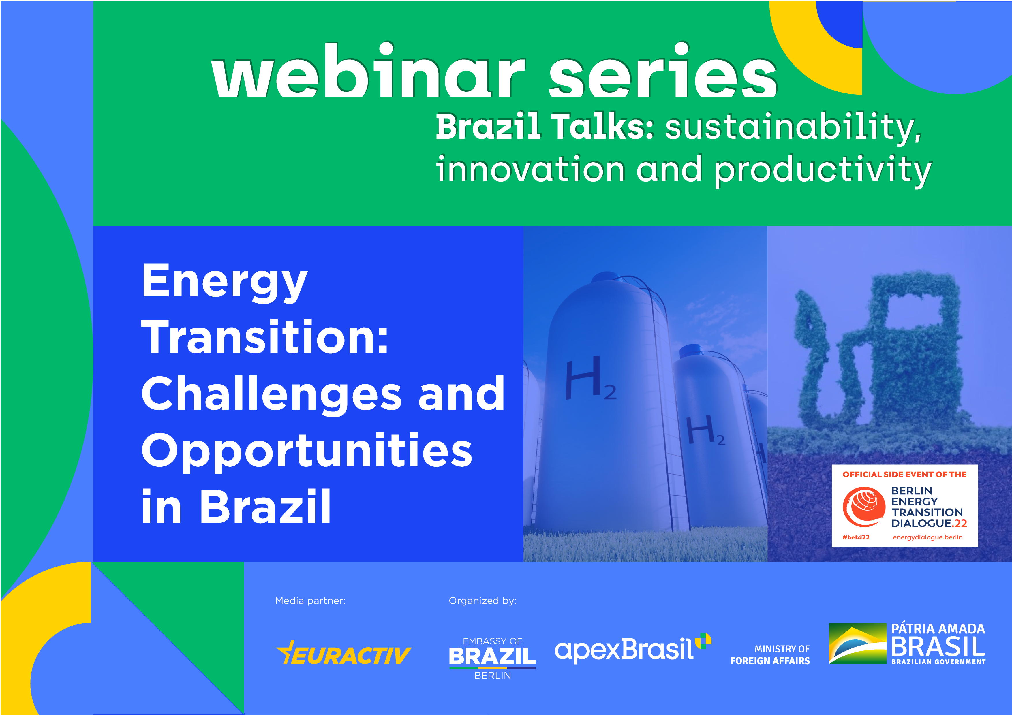 Medienpartnerschaft: Energiewende - Herausforderungen und Chancen in Brasilien