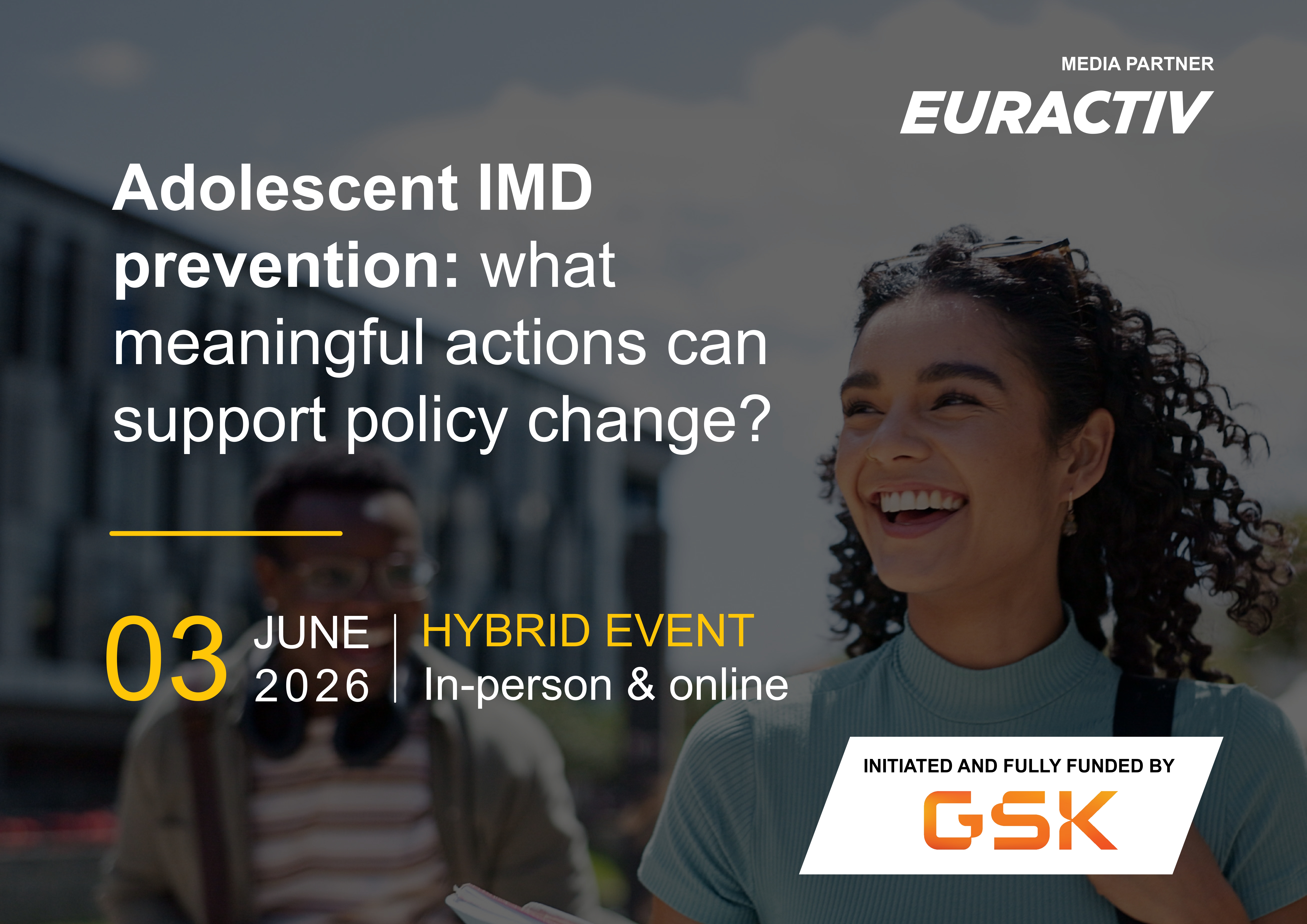 Media Partnership – Adolescent IMD prevention: What Meaningful Actions Can Support Policy Change?   