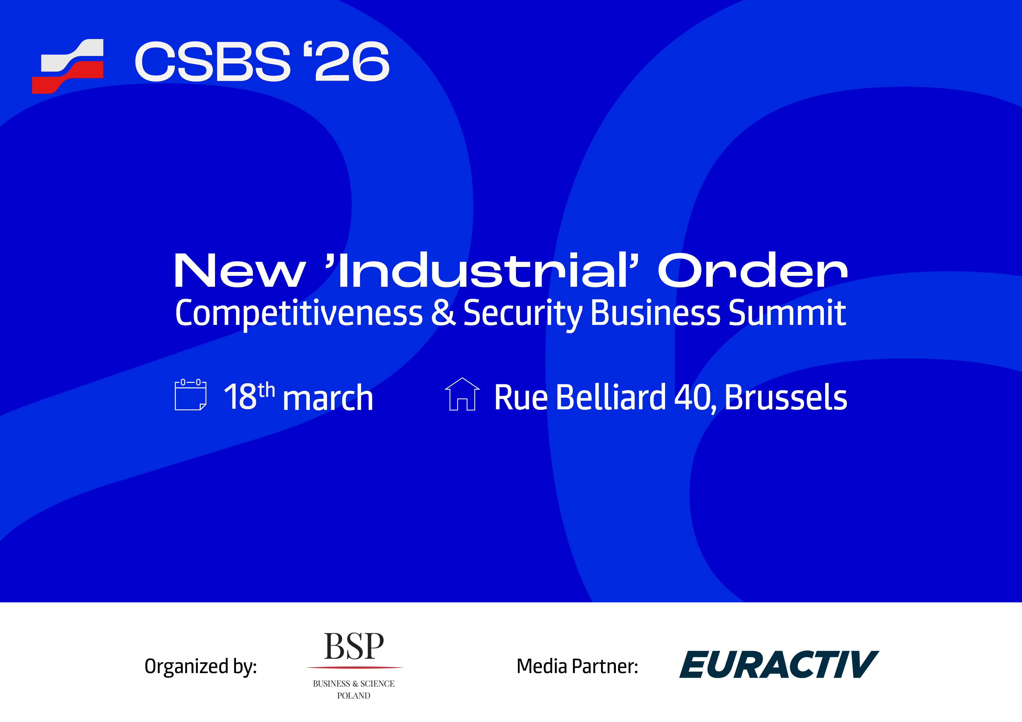 Media Partnership - 'New 'Industrial' Order' Competitiveness & Security Business Summit