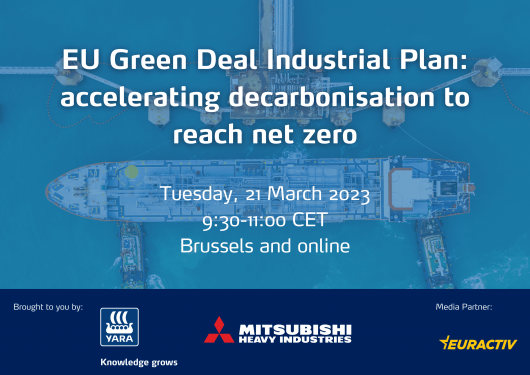 Media Partnership - EU Green Deal Industrial Plan: accelerating decarbonisation to reach net zero