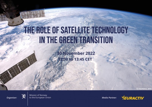 Media Partnership - The role of satellite technology in the green transition