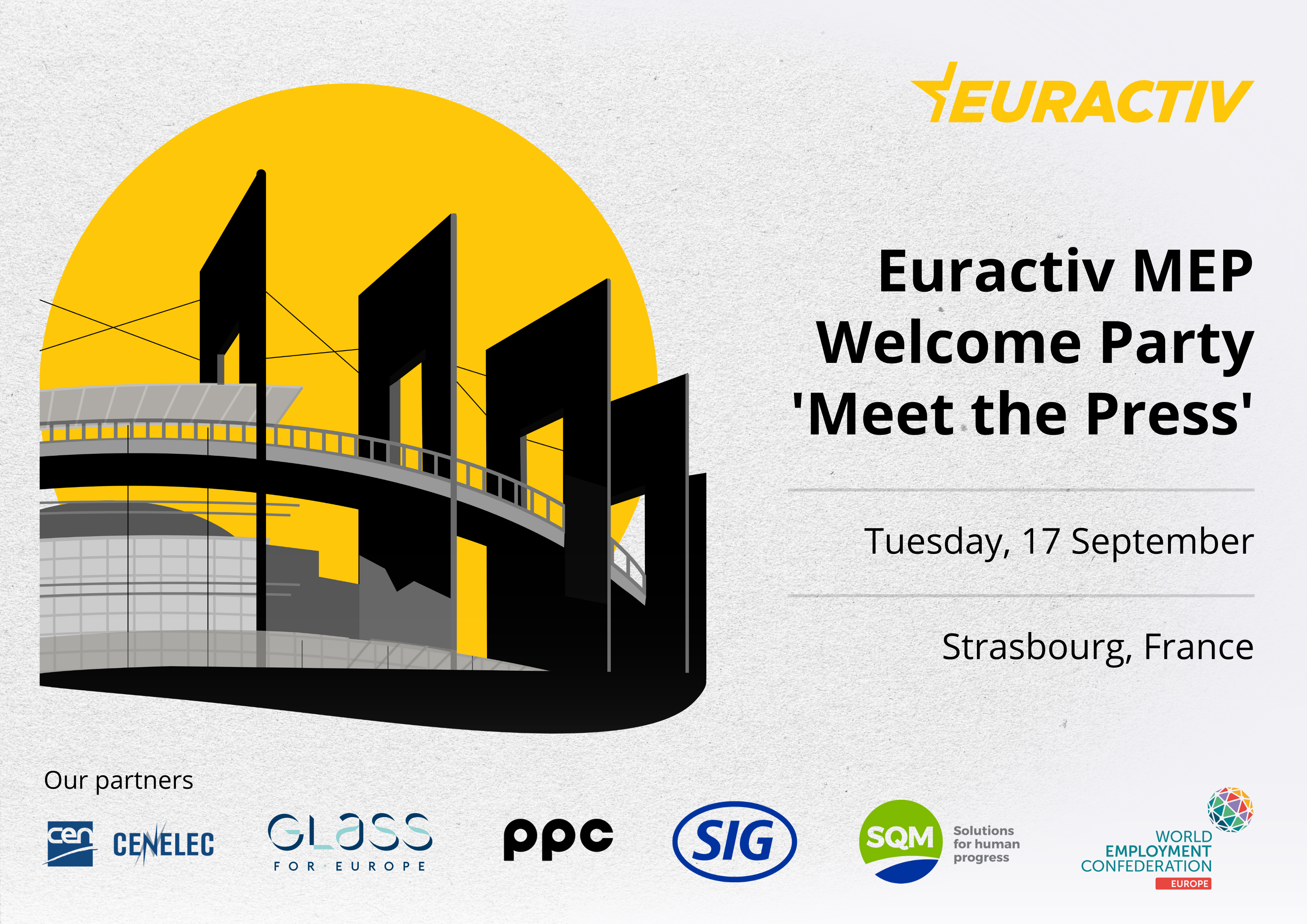 Euractiv MEP Welcome Party 'Meet the Press'