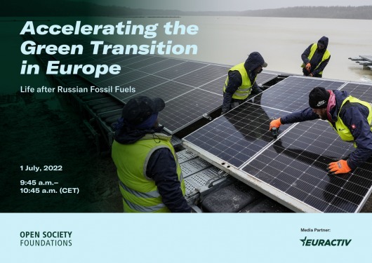 Media Partnership - Accelerating the Green Transition in Europe: Life after Russian Fossil Fuels